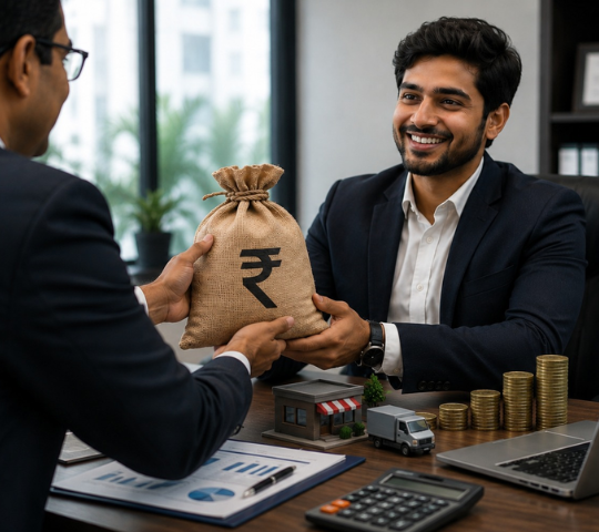 Entrepreneurs reviewing operational metrics